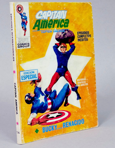 CÓMIC CAPITÁN AMÉRICA 14 BUGGY RENACIDO MARVEL VERTICE TACO BUEN ESTADO