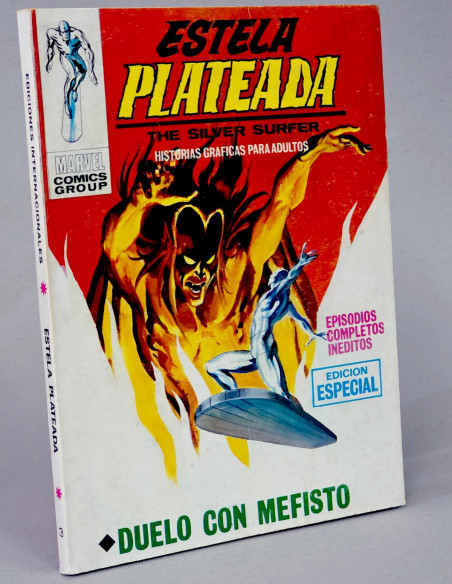 CÓMIC ESTELA PLATEADA 3 DUELO CON MEFISTO TACO EDICIONES VERTICE MARVEL CASI EXCELENTE ESTADO