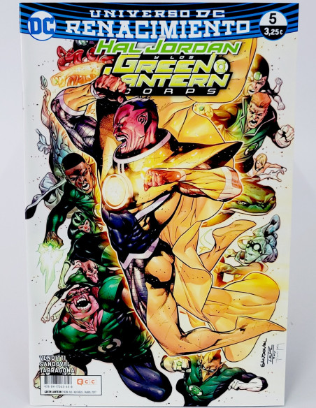 CÓMIC DE KIOSCO HAL JORDAN GREEN LANTER 5 ECC UNIVERSO DC 60 RENACIMIENTO GRAPA