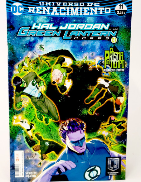 CÓMIC DE KIOSCO HAL JORDAN GREEN LANTER 11 ECC UNIVERSO DC 66 RENACIMIENTO GRAPA