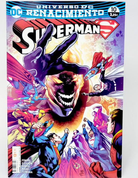 CÓMIC DE KIOSCO SUPERMAN 10 UNIVERSO DC 65 EDICIONES ECC RENACIMIENTO GRAPA