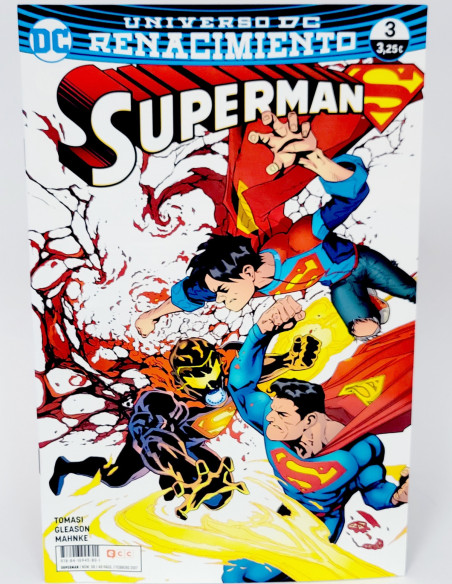 CÓMIC DE KIOSCO SUPERMAN 3 UNIVERSO DC 58 EDICIONES ECC RENACIMIENTO GRAPA