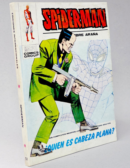 CÓMIC SPIDERMAN 51 VOL1 CABEZA PLANA VOL.1 SPIDER-MAN VERTICE TACO MARVEL MUY BUEN ESTADO