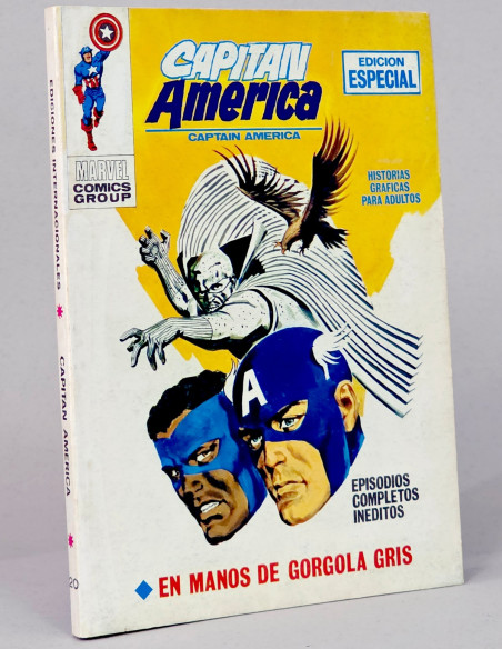 CÓMIC EXCELENTE CAPITAN AMERICA 20 EN MANOS DE GORGOLA GRIS VOL1 VOL.1 VOLUMEN VERTICE TACO MARVEL