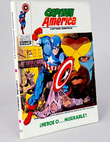 CÓMIC CAPITAN AMERICA 27 HÉROE O MISERABLE VOL1 VOL.1 VERTICE TACO MARVEL MUY BUEN ESTADO