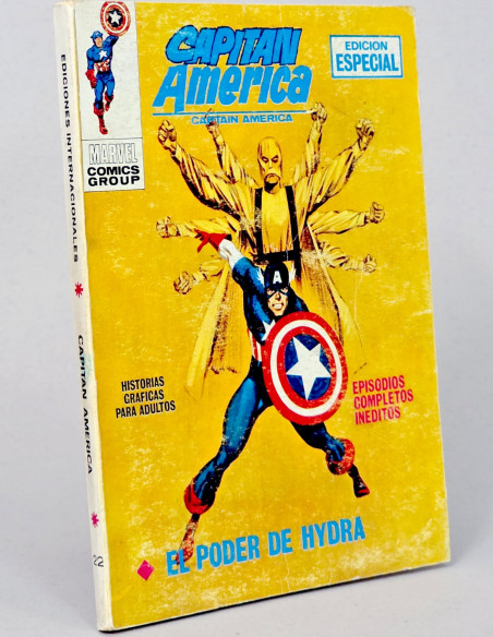 CÓMIC CAPITAN AMERICA 22 EL PODER DE HYDRA VOL1 VOL.1 VERTICE TACO MARVEL BUEN ESTADO