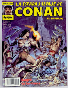 CÓMIC LA ESPADA SALVAJE DE CONAN 103 SERIE ORO SANGRE DE...