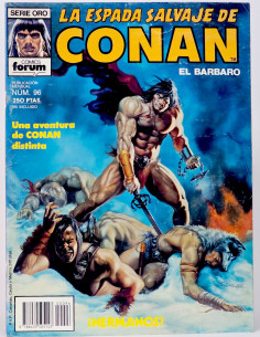 CÓMIC LA ESPADA SALVAJE DE CONAN 96 HERMANOS SERIE ORO...
