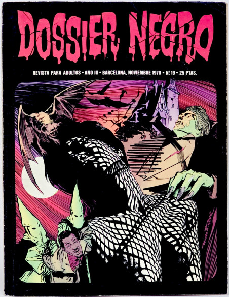 CÓMIC DOSSIER NEGRO 19 IBERO MUNDIAL EDICIONES 1970 MUY BUEN ESTADO