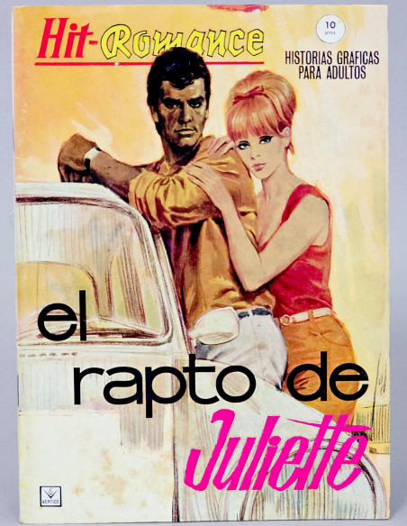 CÓMIC HIT ROMANCE 9 EL RAPTO DE JULIETTE EDICIONES VERTICE GRAPA CASI EXCELENTE ESTADO