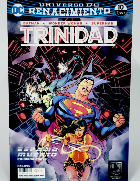 CÓMIC DE KIOSCO BATMAN WONDER WOMAN SUPERMAN TRINIDAD 10 UNIVERSO DC EDICIONES ECC RENACIMIENTO