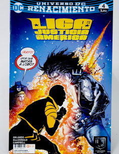 CÓMIC DE KIOSCO LIGA DE LA JUSTICIA DE AMÉRICA 4 UNIVERSO...