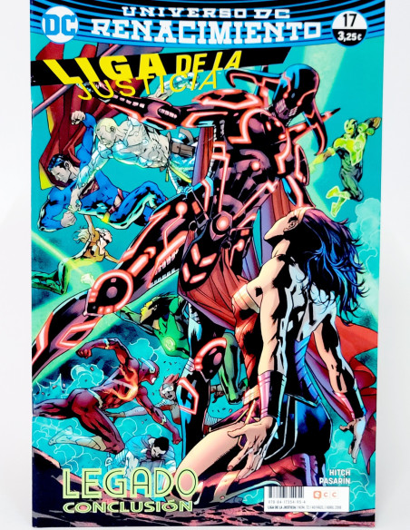CÓMIC DE KIOSCO LIGA DE LA JUSTICIA 17 UNIVERSO DC 72 EDICIONES ECC RENACIMIENTO GRAPA
