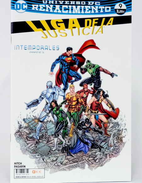 CÓMIC DE KIOSCO LIGA DE LA JUSTICIA 9 EDICIONES ECC UNIVERSO DC 64 RENACIMIENTO GRAPA
