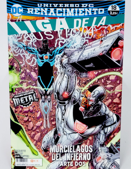CÓMIC DE KIOSCO LIGA DE LA JUSTICIA 18 UNIVERSO DC 73 EDICIONES ECC RENACIMIENTO GRAPA