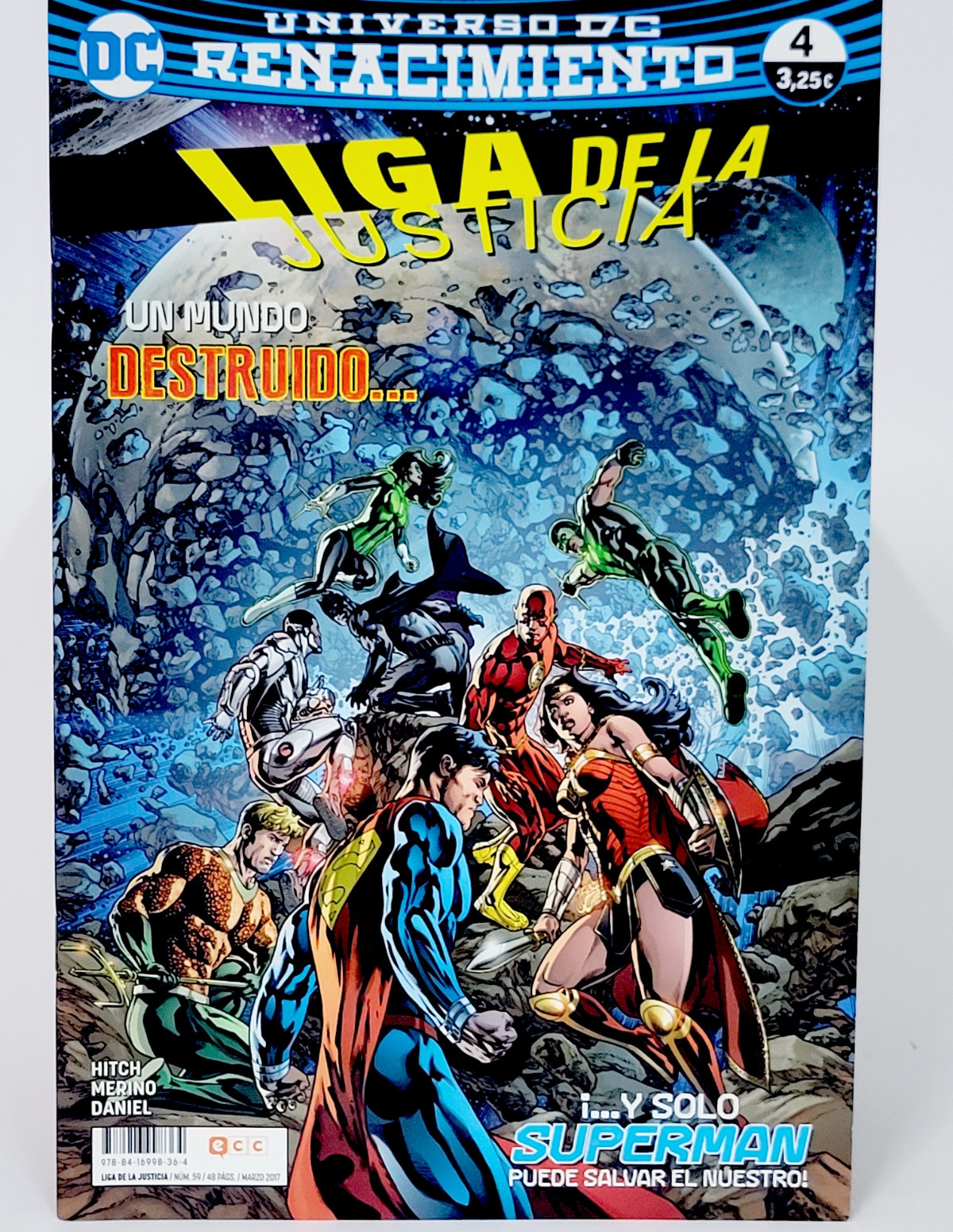 Liga de la Justicia Renacimiento DC grapa #59