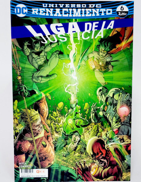 CÓMIC DE KIOSCO LIGA DE LA JUSTICIA 6 UNIVERSO DC 61 EDICIONES ECC RENACIMIENTO GRAPA