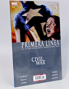 CÓMIC DE KIOSCO CIVIL WAR PRIMERA LÍNEA 5 PANINI CÓMICS...