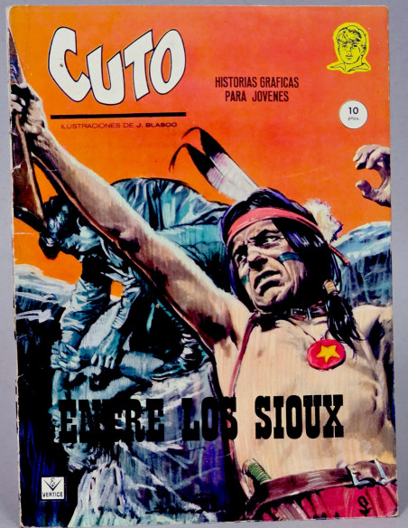 CÓMIC CUTO 2 ENTRE LOS SIOUX FLEETWAY VERTICE GRAPA MUY BUEN ESTADO