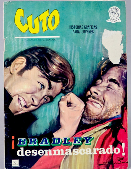 CÓMIC CUTO 3 BRADLEY DESENMASCARADO FLEETWAY VERTICE GRAPA NORMAL ESTADO