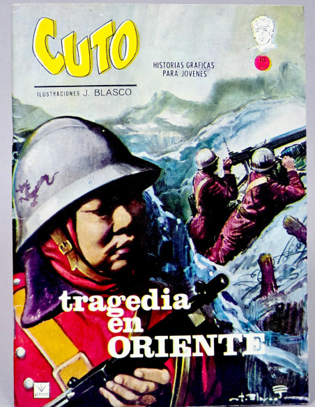 CÓMIC CUTO 6 TRAGEDIA EN ORIENTE EDICIONES VERTICE MUY BUEN ESTADO