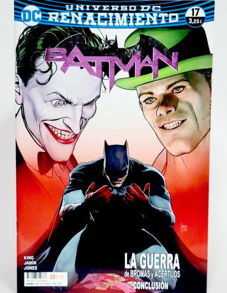 CÓMIC DE KIOSCO BATMAN 17 UNIVERSO DC 72 RENACIMIENTO ECC GRAPA