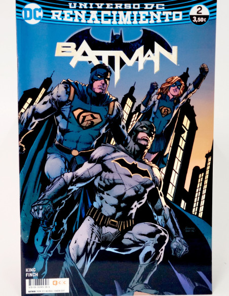 CÓMIC DE KIOSCO BATMAN 2 UNIVERSO DC 57 RENACIMIENTO ECC GRAPA