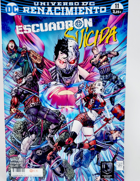 CÓMIC DE KIOSCO ESCUADRÓN SUICIDA 11 UNIVERSO DC RENACIMIENTO ECC GRAPA