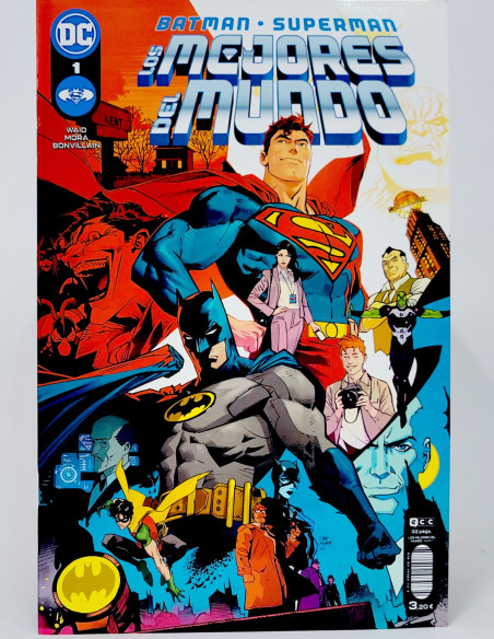 CÓMIC DE KIOSCO BATMAN SUPERMAN LOS MEJORES DEL MUNDO 1 UNIVERSO DC ECC GRAPA