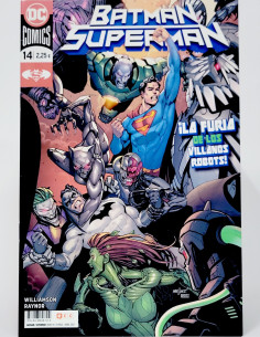 CÓMIC DE KIOSCO BATMAN SUPERMAN 14 UNIVERSO DC ECC GRAPA