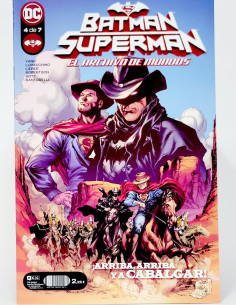 CÓMIC DE KIOSCO BATMAN SUPERMAN EL ARCHIVO DE MUNDOS 4...