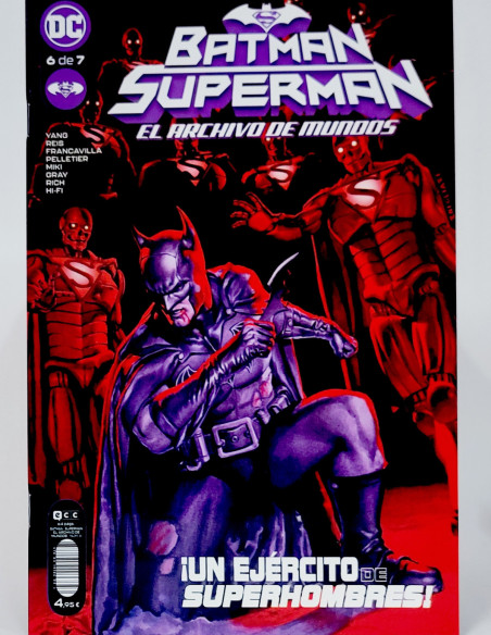 CÓMIC DE KIOSCO BATMAN SUPERMAN EL ARCHIVO DE MUNDOS 6 UNIVERSO DC ECC GRAPA