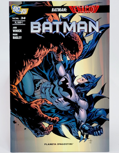 CÓMIC DE KIOSCO BATMAN RENACIDO 34 PLANETA DEAGOSTINI UNIVERSO DC GRAPA