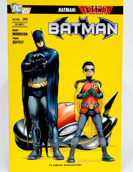 CÓMIC DE KIOSCO BATMAN RENACIDO 35 PLANETA DEAGOSTINI UNIVERSO DC GRAPA