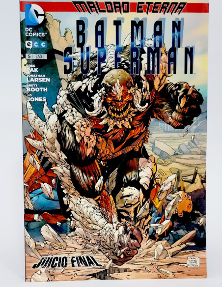 CÓMIC DE KIOSCO BATMAN SUPERMAN MALDAD ETERNA 5 ECC UNIVERSO DC GRAPA