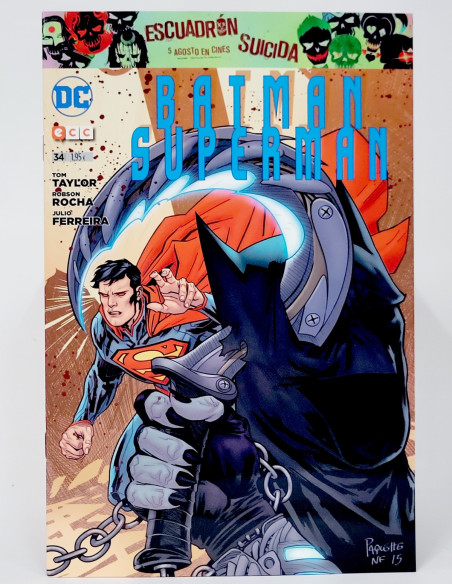 CÓMIC DE KIOSCO BATMAN SUPERMAN 34 ECC UNIVERSO DC GRAPA