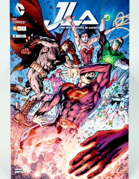 CÓMIC DE KIOSCO JLA LIGA DE LA JUSTICIA DE AMÉRICA 2 EDICIONES ECC UNIVERSO DC GRAPA