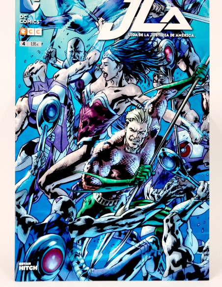 CÓMIC DE KIOSCO JLA LIGA DE LA JUSTICIA DE AMÉRICA 4 EDICIONES ECC UNIVERSO DC GRAPA