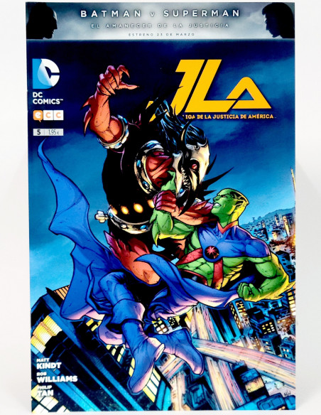 CÓMIC DE KIOSCO JLA LIGA DE LA JUSTICIA DE AMÉRICA 5 EDICIONES ECC UNIVERSO DC GRAPA