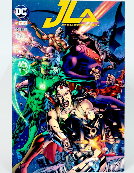 CÓMIC DE KIOSCO JLA LIGA DE LA JUSTICIA DE AMÉRICA 10 EDICIONES ECC UNIVERSO DC GRAPA