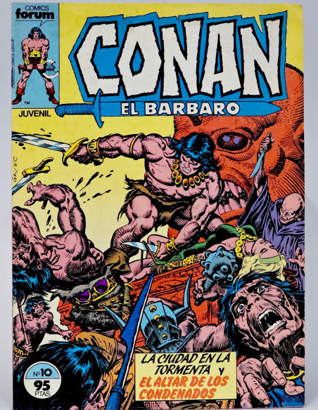 CÓMIC CONAN 10 VOL. 1 EDICIONES FORUM MARVEL VOLUMEN MUY BUEN ESTADO