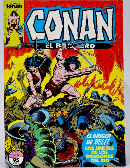 CÓMIC CONAN 5 VOL. 1 EDICIONES FORUM MARVEL VOLUMEN MUY BUEN ESTADO
