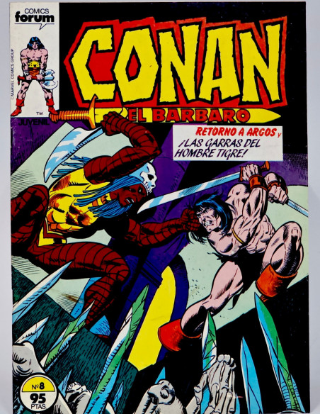 CÓMIC CONAN 8 VOL. 1 EDICIONES FORUM MARVEL VOLUMEN MUY BUEN ESTADO
