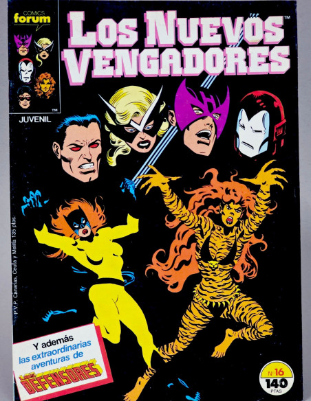 CÓMIC LOS NUEVOS VENGADORES 16 EDICIONES FORUM MARVEL MUY BUEN ESTADO