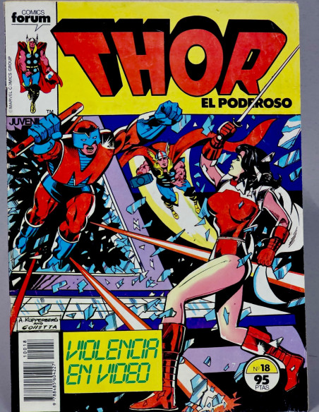 CÓMIC THOR 18 VOL. 1 EDICIONES FORUM MARVEL VOLUMEN EN MUY BUEN ESTADO