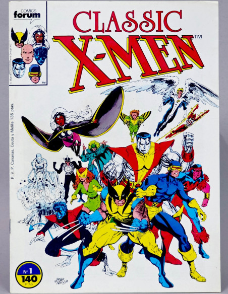 CÓMIC CLASSIC X-MEN 1 VOL.1 FORUM VOLUMEN MARVEL