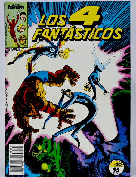 CÓMIC LOS 4 FANTÁSTICOS 20 VOL.1 FORUM MARVEL VOLUMEN EN CASI EXCELENTE ESTADO
