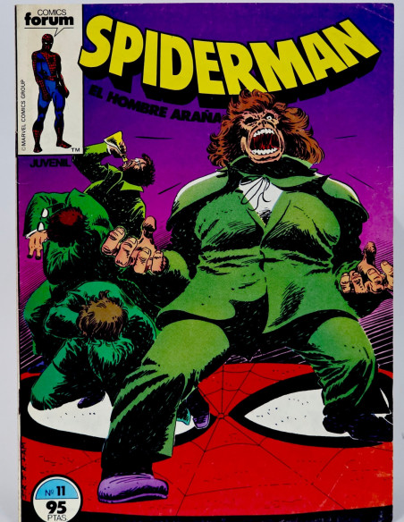 CÓMIC SPIDERMAN 11 VOL.1 FORUM MARVEL (SPIDER-MAN) VOLUMEN EN CASI EXCELENTE ESTADO