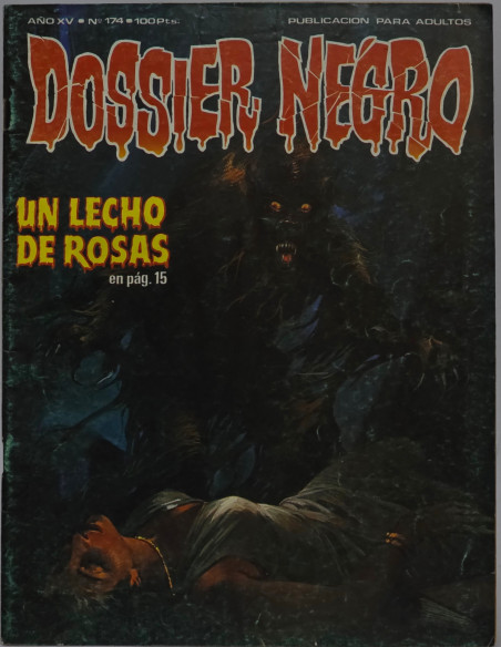 CÓMIC DOSSIER NEGRO 174 EDICIONES GIESA IBERO MUNDIAL TERROR GRAPA BUEN ESTADO
