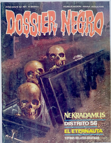 CÓMIC DOSSIER NEGRO 161 EDICIONES GIESA IBERO MUNDIAL TERROR GRAPA BUEN ESTADO
